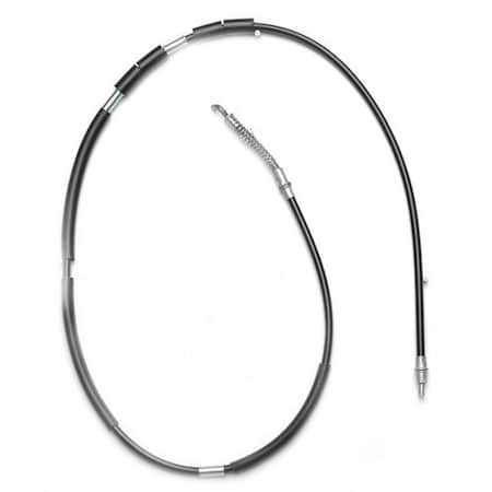 Raybestos OE Replacement; 76.31 Inch Cable Length/ 70.19 Inch Housing Length; Hook End Type/ Barrel End Type BC96040